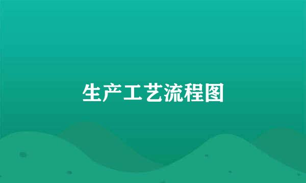 生产工艺流程图