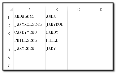 excel函数 提取某个字符左边、右边的数字或字符
