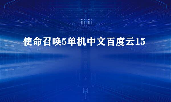 使命召唤5单机中文百度云15