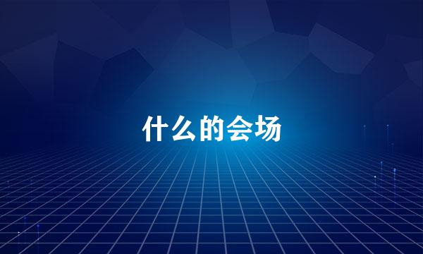 什么的会场