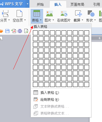 怎来自么在WPS文字制作表格图文教程
