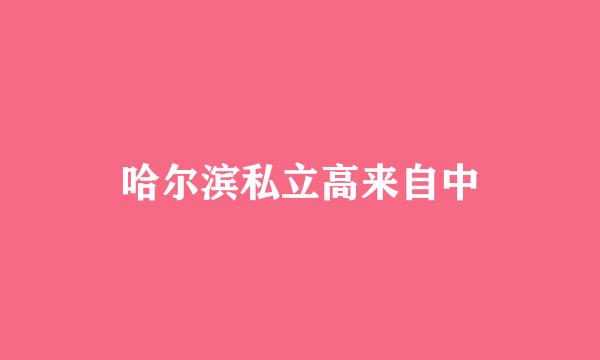 哈尔滨私立高来自中