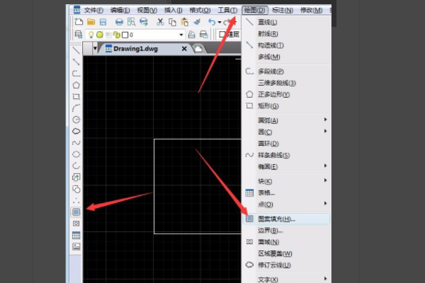 CA来自D中怎么用图案填充