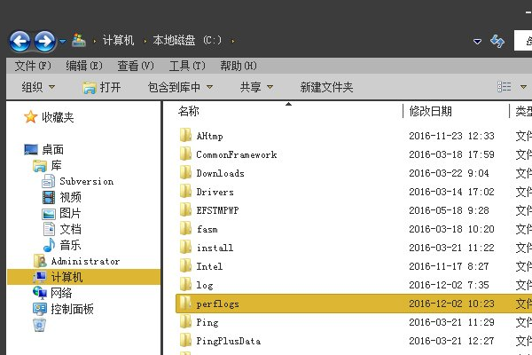★路径 C:\PerfLogs 中的文件夹 PerfLogs 是什么尔编意思？有什么用处？…★