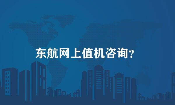 东航网上值机咨询？