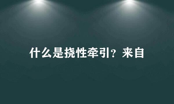 什么是挠性牵引？来自