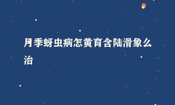 月季蚜虫病怎黄育含陆滑象么治