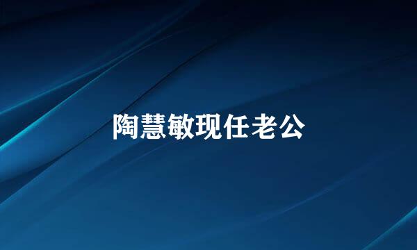 陶慧敏现任老公