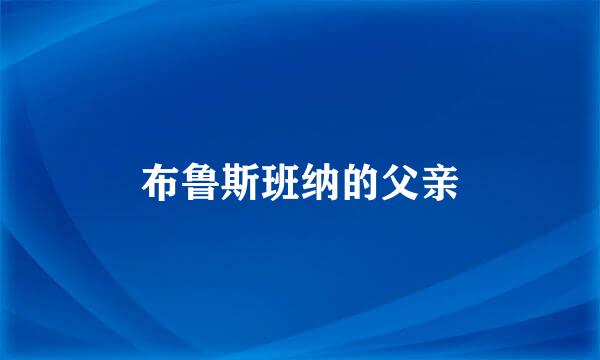布鲁斯班纳的父亲