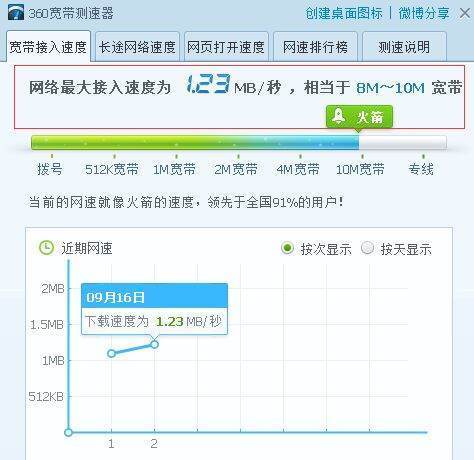 怎么看网速的大小