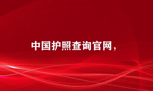 中国护照查询官网，
