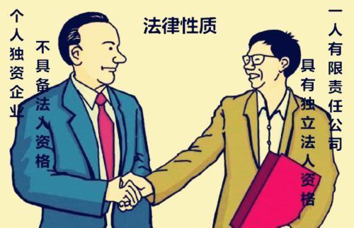 法人独资企业水例和有限公司的区别？