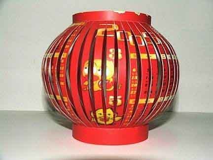 怎样做灯笼的手工来自制作儿童手工