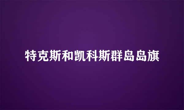特克斯和凯科斯群岛岛旗