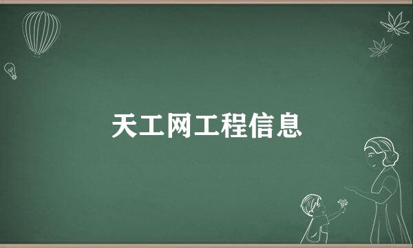 天工网工程信息