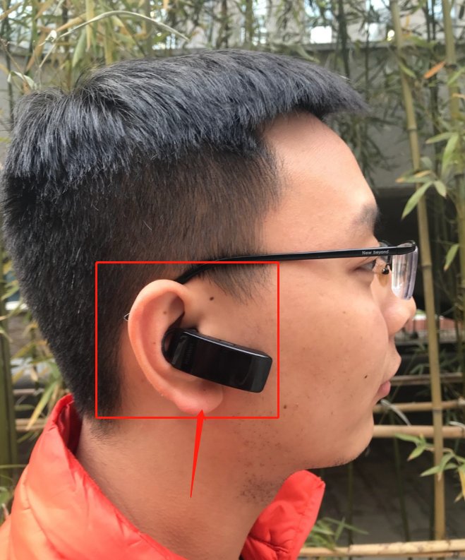 蓝牙耳机有圈怎么戴图解