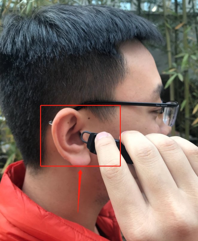 蓝牙耳机有圈怎么戴图解