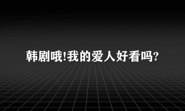 韩剧哦!我的爱人好看吗?