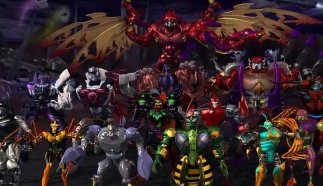 请问动画片《猛兽侠》里面无敌龙和威震天是一个机器人吗吗？最后他们是怎么死的？