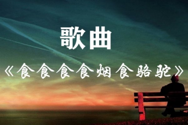 食烟骆驼歌词是什么意思