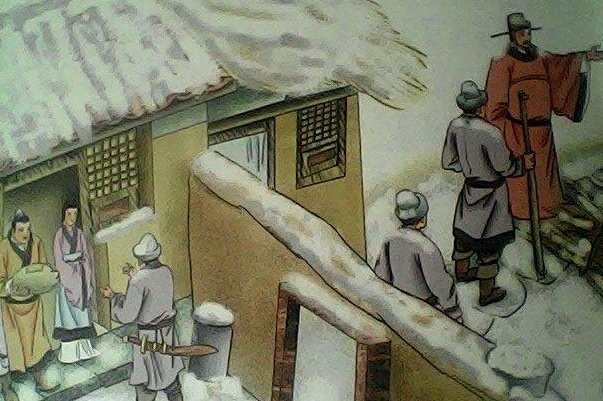 雪中送炭成语对对子