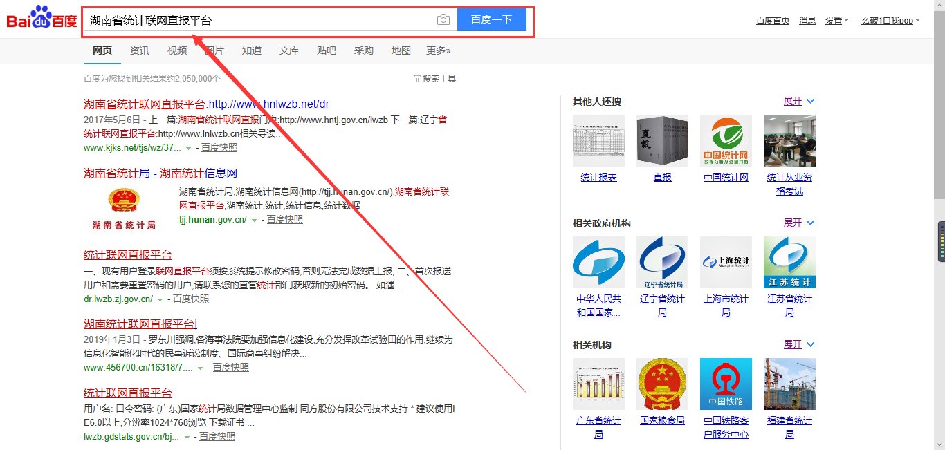 “湖南省统计联网直报平台”的报表怎么打开？
