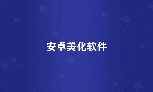 安卓美化软件
