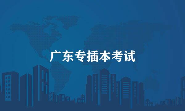 广东专插本考试