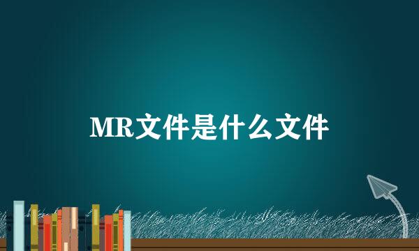 MR文件是什么文件