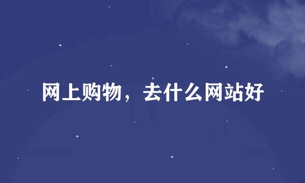 网上购物，去什么网站好