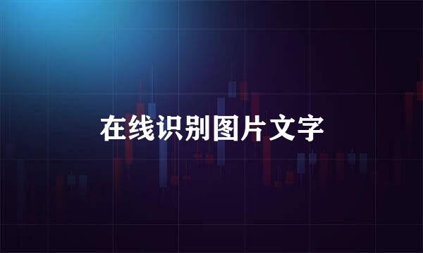 在线识别图片文字