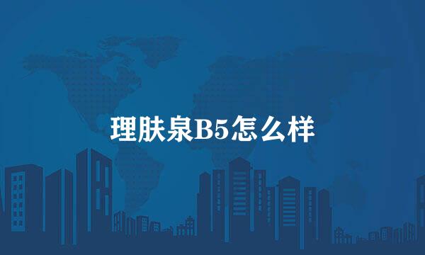 理肤泉B5怎么样