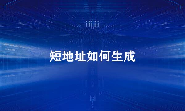 短地址如何生成