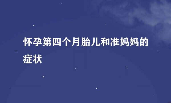 怀孕第四个月胎儿和准妈妈的症状