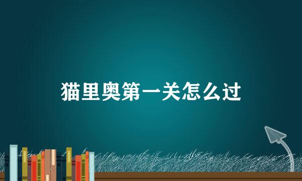 猫里奥第一关怎么过