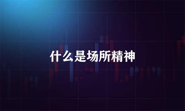 什么是场所精神