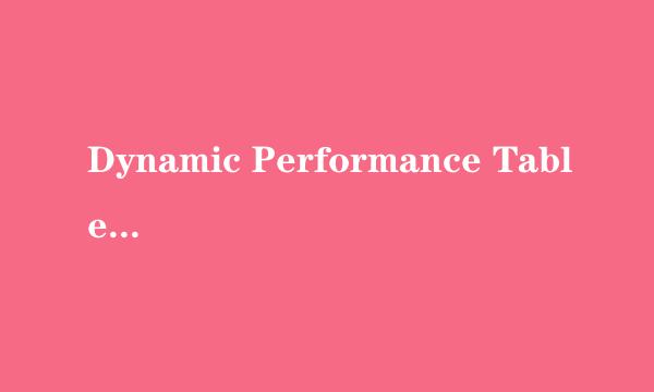 Dynamic Performance Tables not accessible