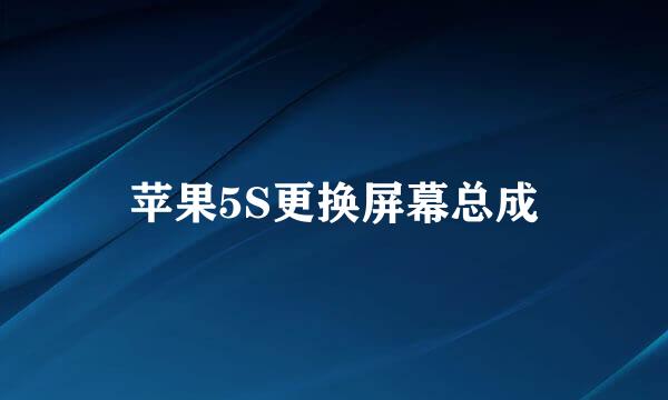 苹果5S更换屏幕总成