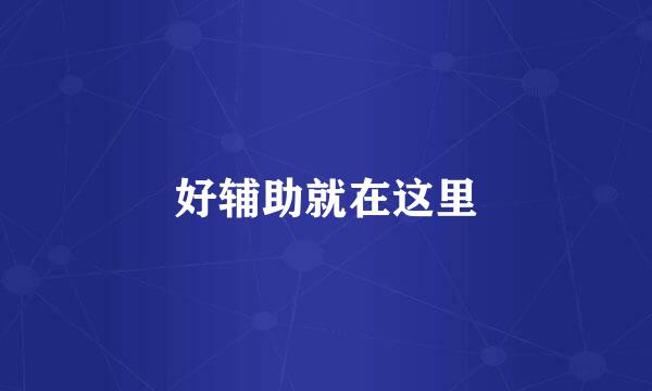 好辅助就在这里