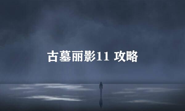 古墓丽影11 攻略