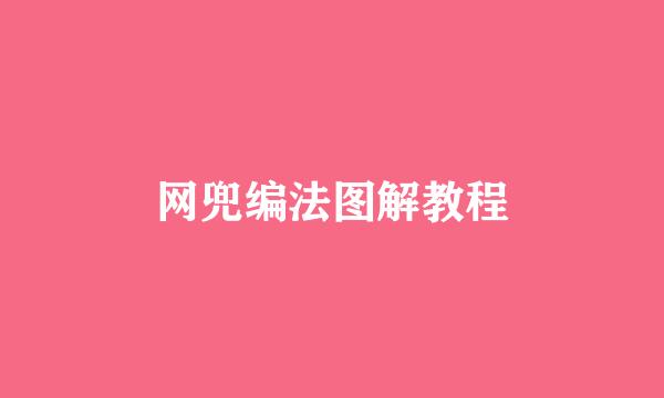 网兜编法图解教程