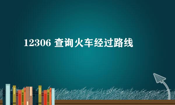 12306 查询火车经过路线