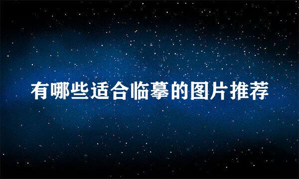 有哪些适合临摹的图片推荐