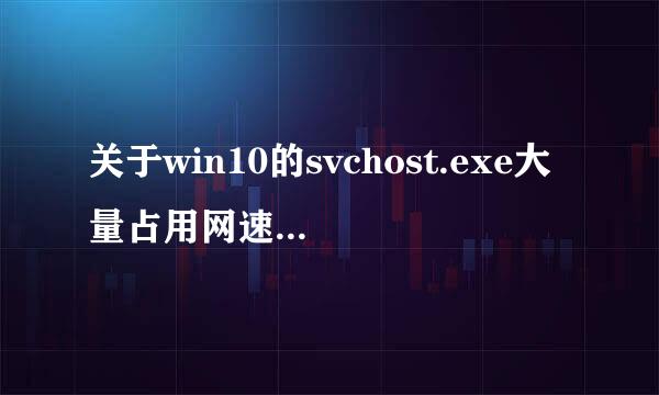 关于win10的svchost.exe大量占用网速的简单设置