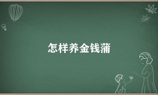 怎样养金钱蒲