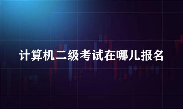 计算机二级考试在哪儿报名