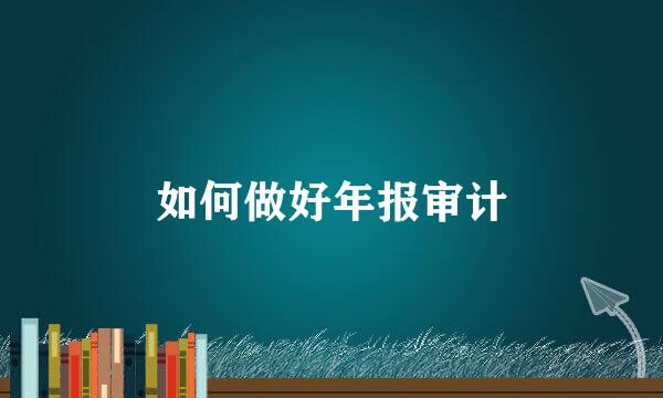 如何做好年报审计