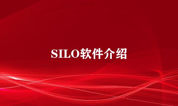 SILO软件介绍