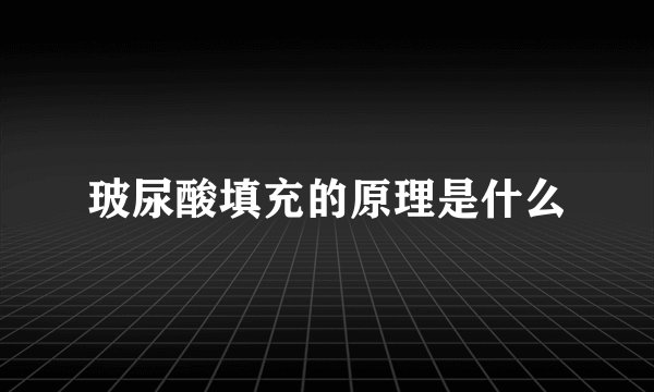 玻尿酸填充的原理是什么