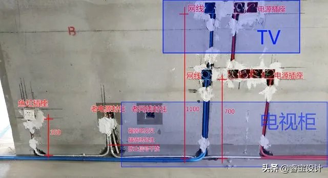 电视墙上插座该如何布置？